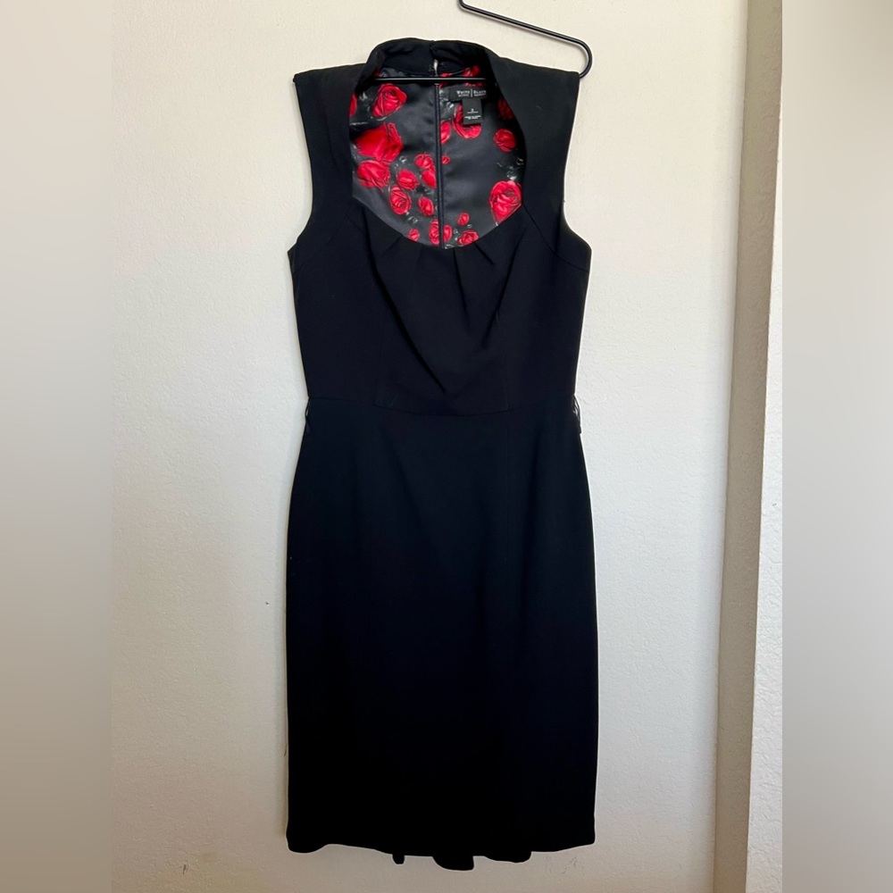 WHBM Black Pencil Dress, size 2
